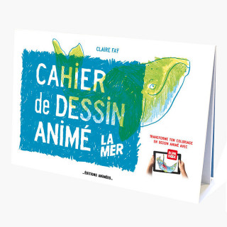 CAHIER DE DESSIN ANIME LA MER