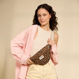 BANANE OLIVIA LEOPARD CANNELLE