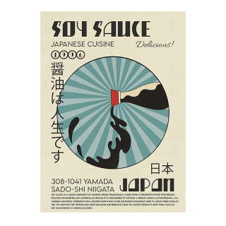 AFFICHE SAUCE SOJA