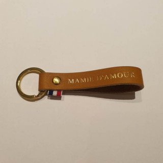 PORTE-CLES CUIR MAMIE D'AMOUR