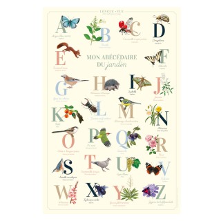 AFFICHE MON ABECEDAIRE DU JARDIN