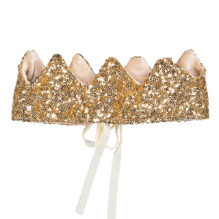 COURONNE EN SEQUINS OR