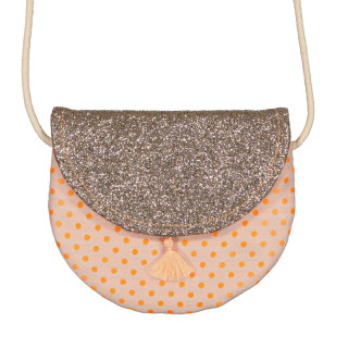 SAC PAILLETTES ET POIS NEON