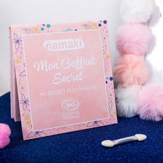 Maquillage bio Enfants  Mon coffret secret 7 fards à paupières