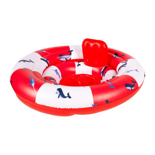 Swim Essentials Piscine gonflable enfant Red-White Whale 60 cm