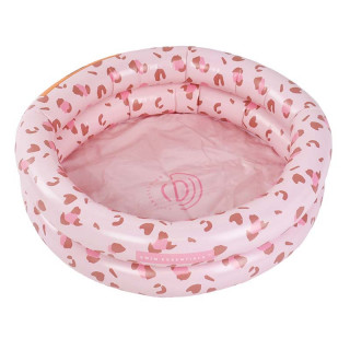 PISCINE 60CM LEOPARD VIEUX ROSE