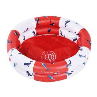 PISCINE 60CM ROUGE BALEINE