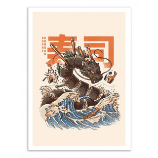 AFFICHE A3 SUSHI DRAGON