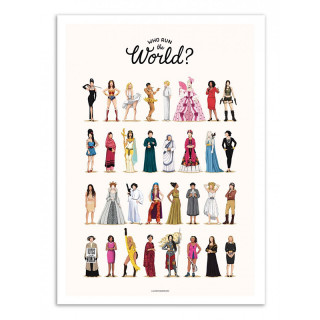 AFFICHE A3 WHO RUN THE WORLD ?