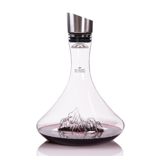 CARAFE A VIN TOPOGRAPHIC MONT BLANC