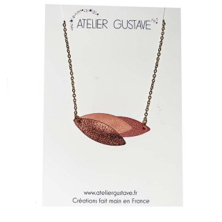 COLLIER MIA PETALES CUIVRE