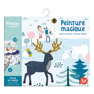 PEINTURE MAGIQUE MAGIE DE L'HIVER