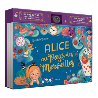 LIVRE PROJECTEUR ALICE AUX PAYS DES MERVEILLES