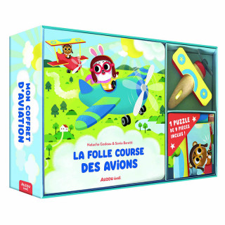 LIVRE, PUZZLE ET JOUET : LA FOLLE COURSE DES AVIONS