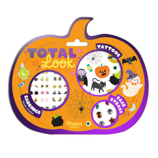 TOTAL LOOK HALLOWEEN STRASS TATTOO BO