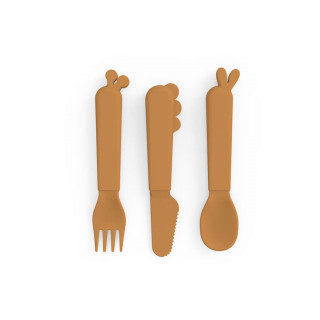 SET DE COUVERTS KIDDISH MOUTARDE