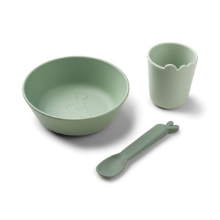 COFFRET REPAS EN PLASTIQUE RECYCLABLE VERT