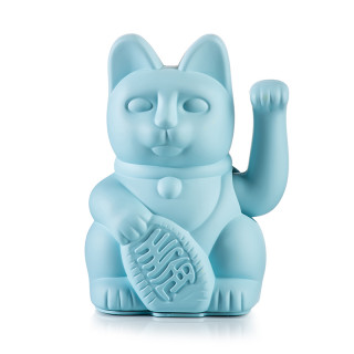MANEKI NEKO CHAT PORTE-BONHEUR BLEU CIEL