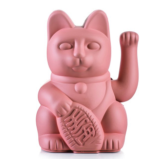 MANEKI NEKO CHAT PORTE-BONHEUR ROSE