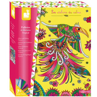 COFFRET PAILLETTES ET DORURES TROPICAL