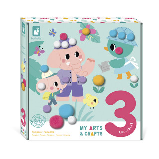 KIT CREA 3 ANS POMPONS