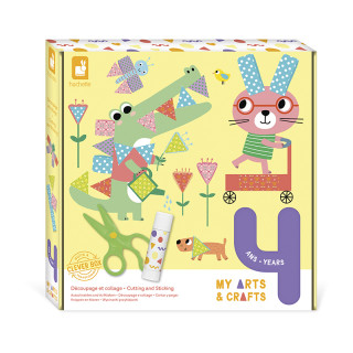 KIT CREA 4 ANS DECOUPAGE ET COLLAGE