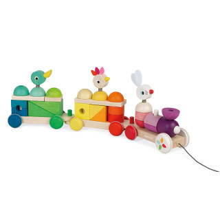 TRAIN GEANT MULTICOLORE ZIGOLOS
