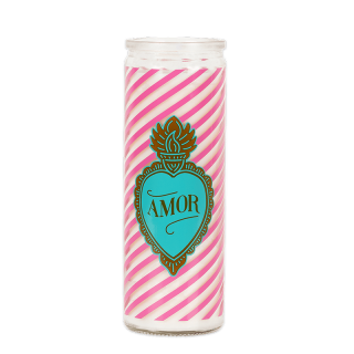 BOUGIE EN VERRE AMOR