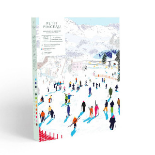 COFFRET PEINTURE AU NUMERO : SKIING