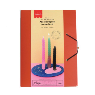 KIT DIY DECO MES BOUGIES TORSADEES