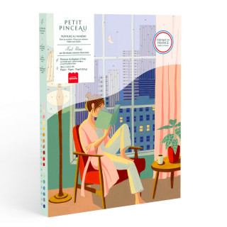 COFFRET PEINTURE AU NUMERO : NUIT BLEUE
