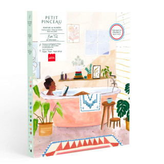 COFFRET PEINTURE AU NUMERO : LE BAIN