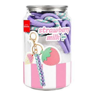 CANETTE PSCHIIT DIY PORTE-CLES STRAWBERRY MILK