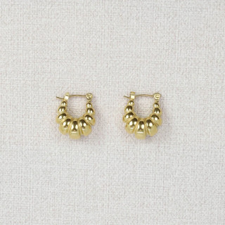 BOUCLES D'OREILLES KIRCEE EN ACIER
