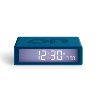 REVEIL FLIP CLOCK BLEU CANARD