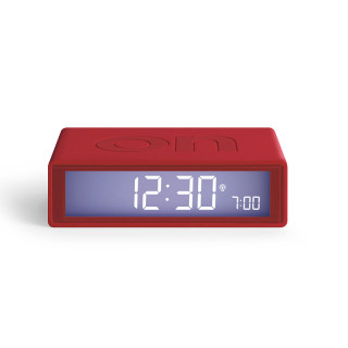 REVEIL FLIP CLOCK ROUGE