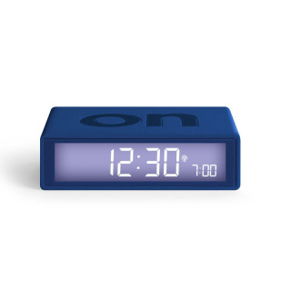 REVEIL FLIP CLOCK BLEU FONCE