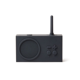 RADIO ET ENCEINTE RECHARGEABLE SPLASHPROOF GRIS FONCE
