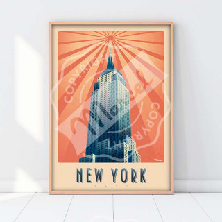 AFFICHE NEW YORK EMPIRE