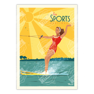 AFFICHE LES SPORTS NAUTIQUES