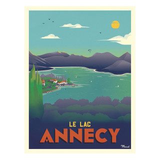 AFFICHE ANNECY LE LAC