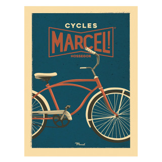 AFFICHE CYCLES MARCEL