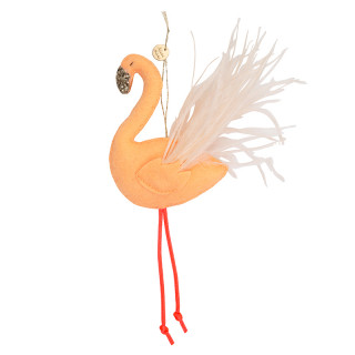 DECORATION DE NOEL : FLAMANT ROSE