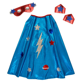 DEGUISEMENT SUPER HEROS CAPE ET MASQUE