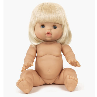 POUPEE ANGELE BLONDE PLATINE