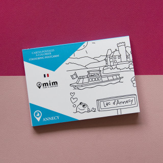 12 CARTES A COLORIER ANNECY