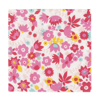 20 SERVIETTES FLEURS