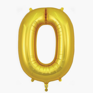 GRAND BALLON MYLAR CHIFFRE 0