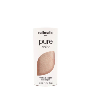 VERNIS A ONGLES BIOSOURCE OR ROSE METALISE
