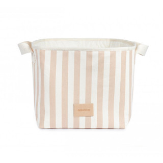 SAC DE RANGEMENT RAYURES TAUPE